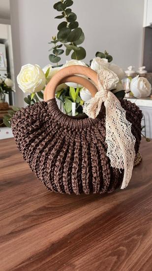 HANDMADE ÇANTA KAHVERENGİ