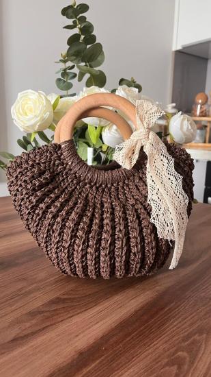 HANDMADE ÇANTA KAHVERENGİ