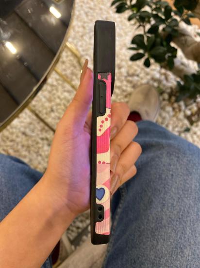 iPhone 15 Pro Lansman Kılıf (Pembe Panter Desenli)