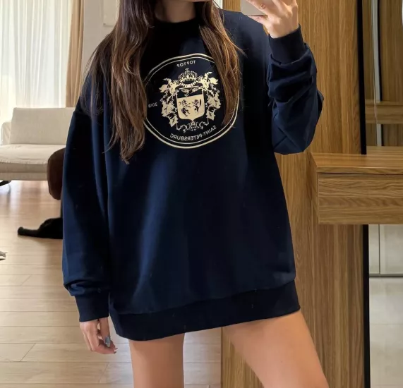 SAINT PETERSBURG BASKILI SWEATSHIRT VE ŞORT TAKIM LACİVERT