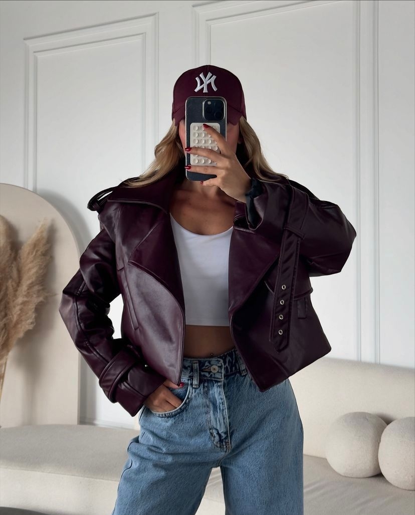 Kol%20Detaylı%20Vatkalı%20Deri%20Mont%20Bordo